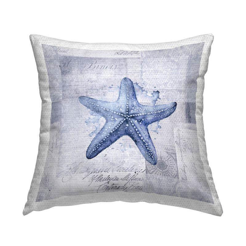 Stupell Industries Vintage Collaged Starfish