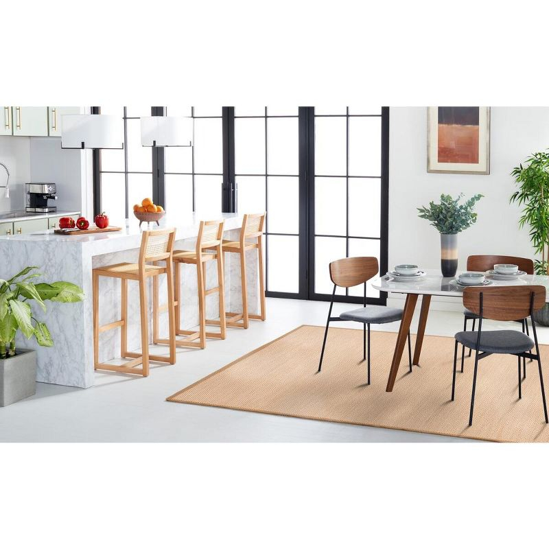 Natural Fiber NF141 Power Loomed Indoor Area Rug - Maize/Linen - 11'x15' - Safavieh.