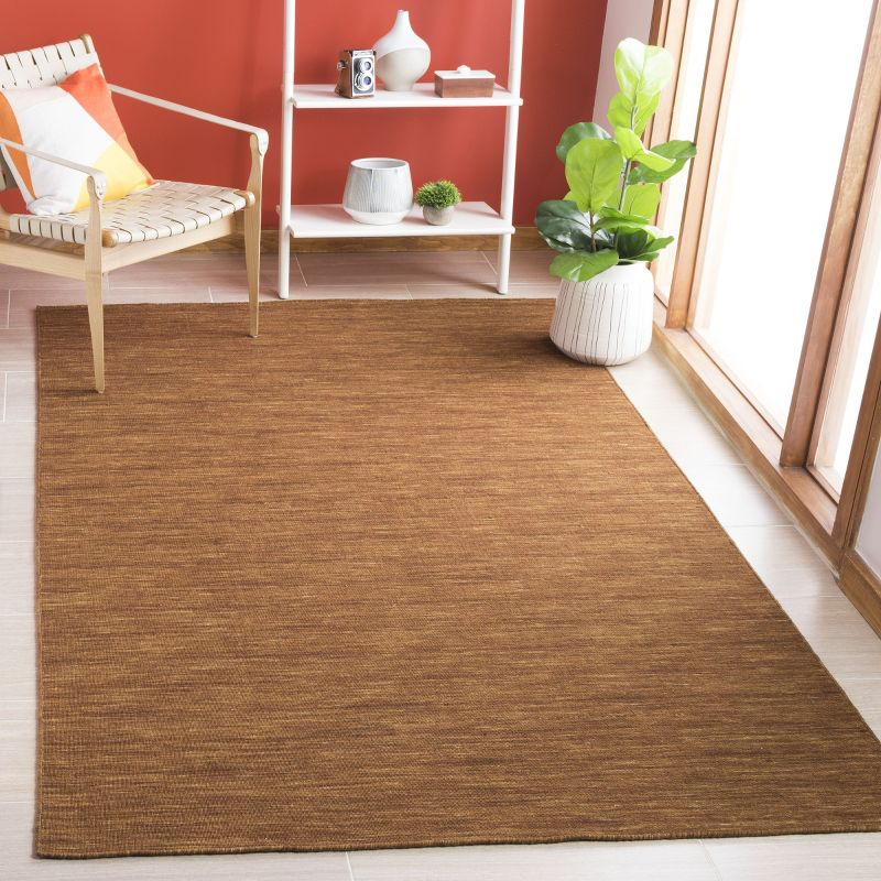 Kilim KLM850 Hand Loomed Area Rug - Brown - 5'x8' - Safavieh