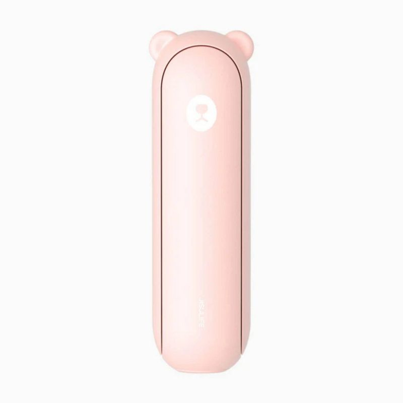 JISULIFE Handheld Mini Fan, 3-in-1 Hand Fan and Portable USB Rechargeable Pocket Fan - Pink: Personal Handheld, Battery Powered
