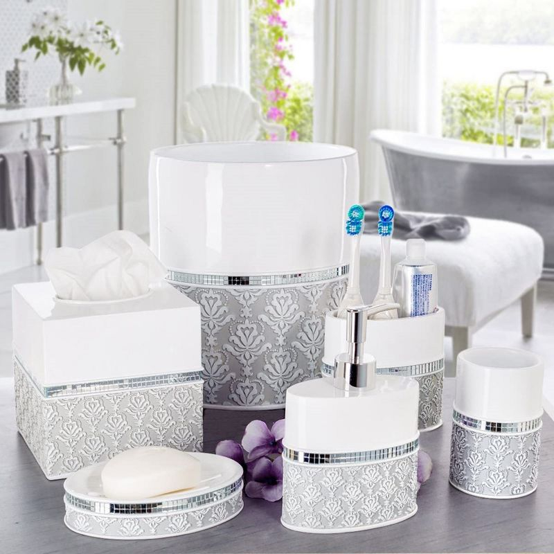 Creative Scents Mirror Damask 6 Piece Set