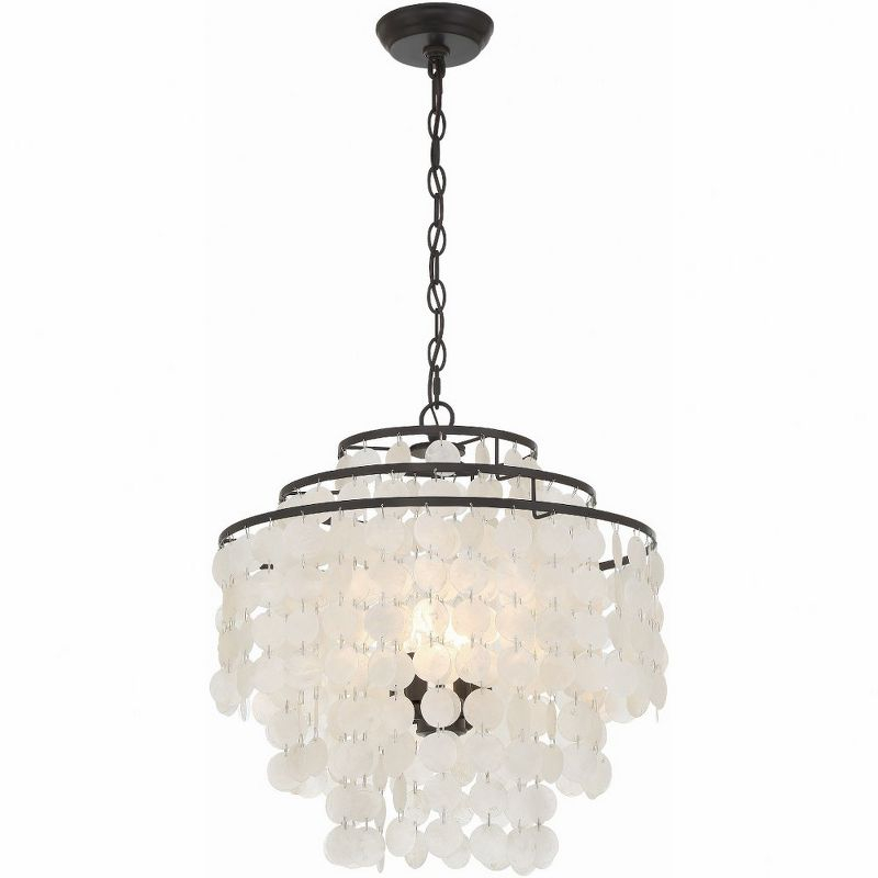 Crystorama Lighting Brielle 4 - Light Chandelier in  Dark Bronze