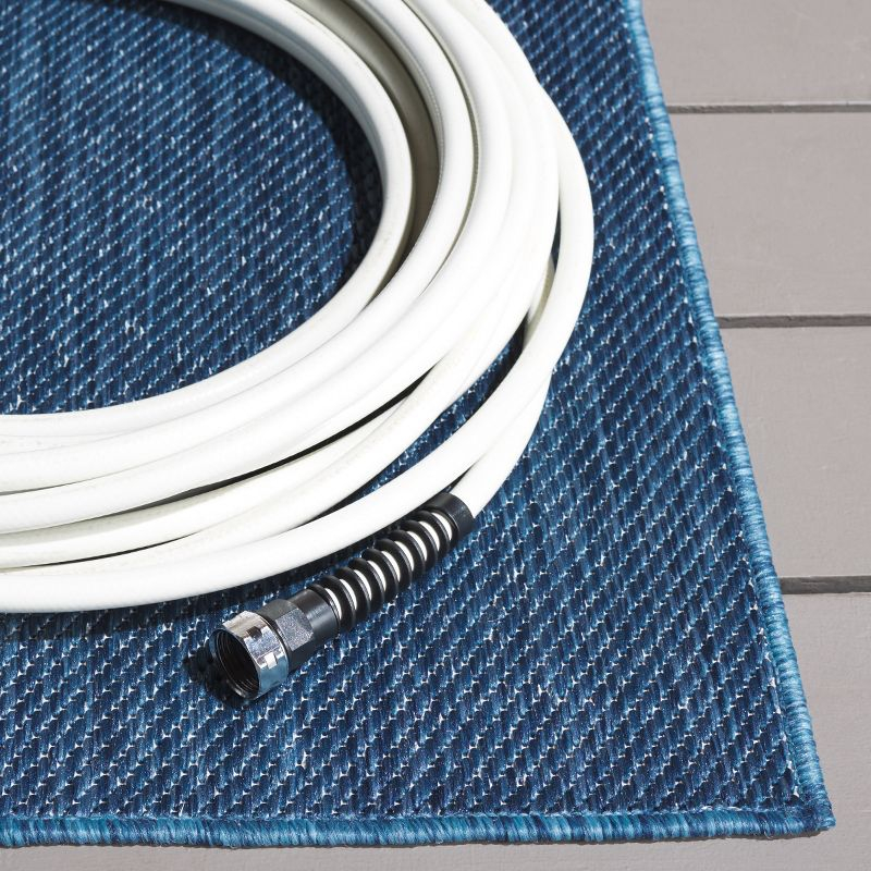 Beach House BHS274 Machine Made Loomed Area Rug - Blue - 5'-3" X 7'-6" - Safavieh