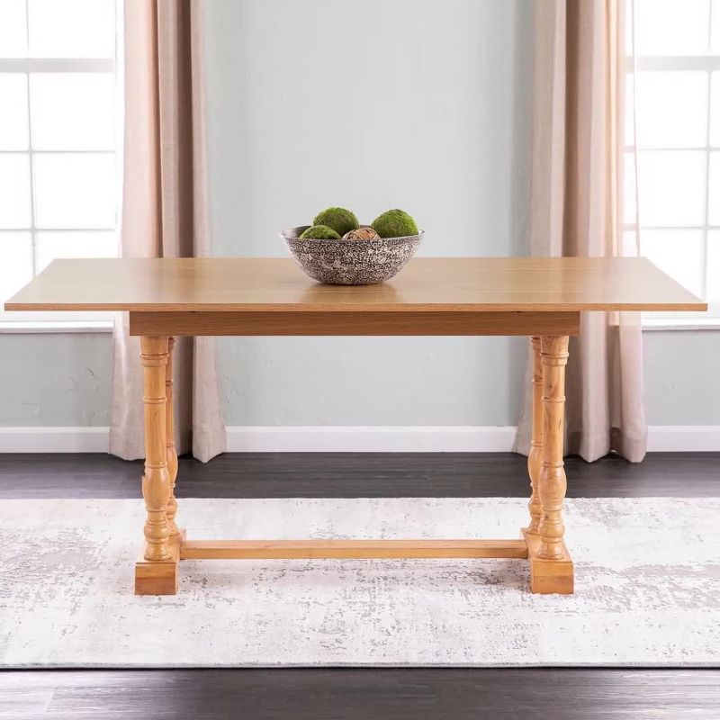 Edenderry Farmhouse Folding Trestle Console to Dining Table - Beige - SEI