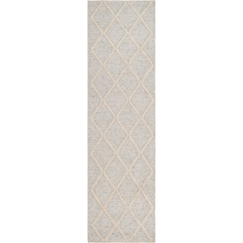 Natura NAT310 Hand Woven Runner Rug - Silver/Ivory - 2'3"x10' - Safavieh.