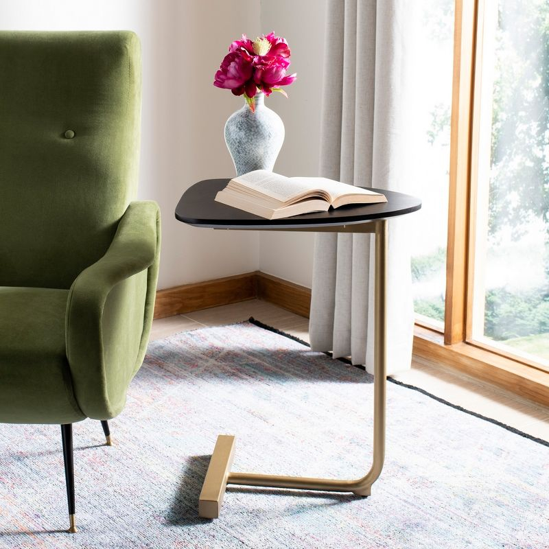 Kaiya C-Table - ACC3703A - Black/Gold - Safavieh