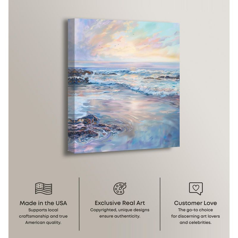 Art Remedy Dreamy Shoreline Sailing Wall Art, 16" x 20", Gallery Wrapped