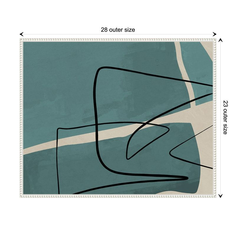 Amanti Art Different Strokes II by Dan Meneely Canvas Wall Art Print Framed 28 x 23-in.