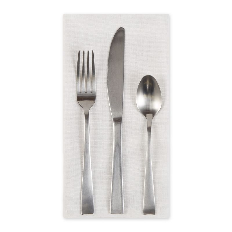 Design Imports White Solid Napkin Set/6