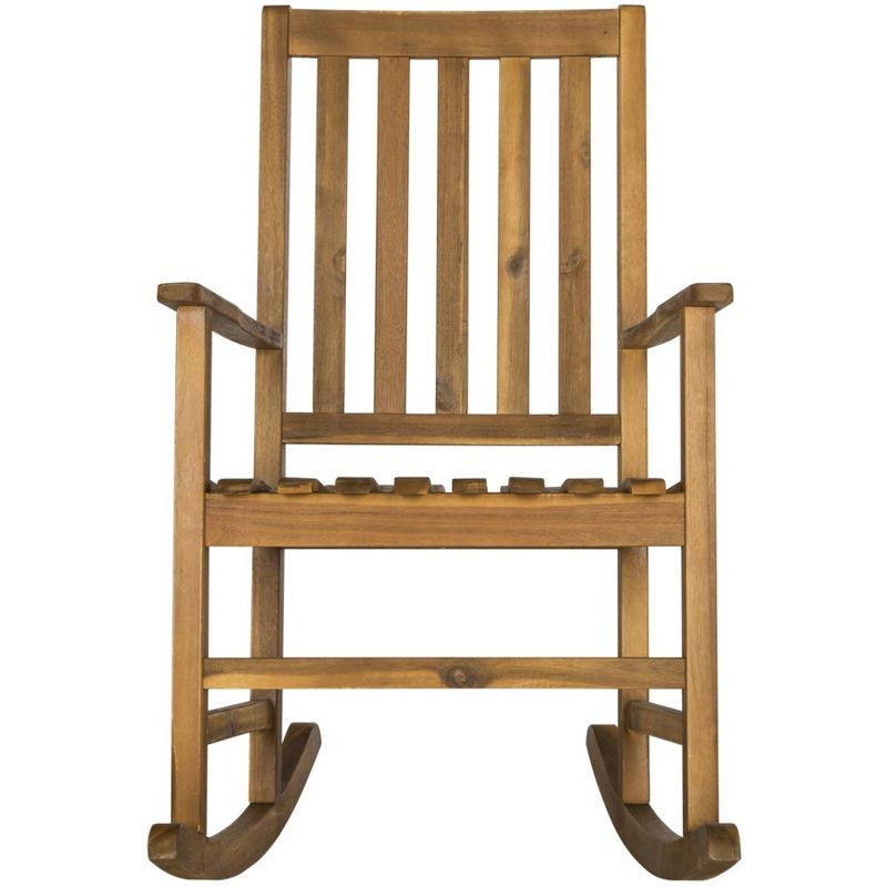 Barstow Rocking Chair Indoor/Outdoor - PAT6707 - Teak - Safavieh