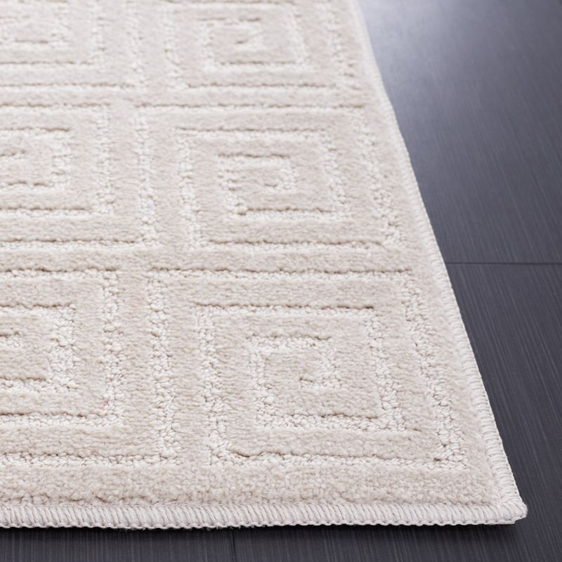 Pattern and Solid PNS412 Power Loomed Area Rug - Ivory - 9'x13' - Safavieh.