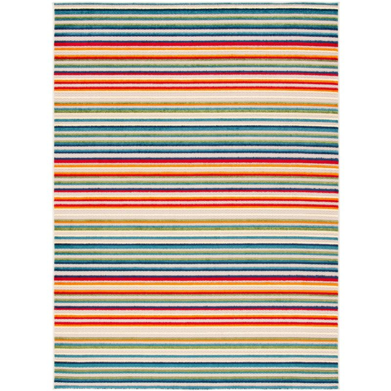 Cabana CBN323 Loomed Indoor Area Rug - Ivory/Green - 5'3"x7'6" - Safavieh