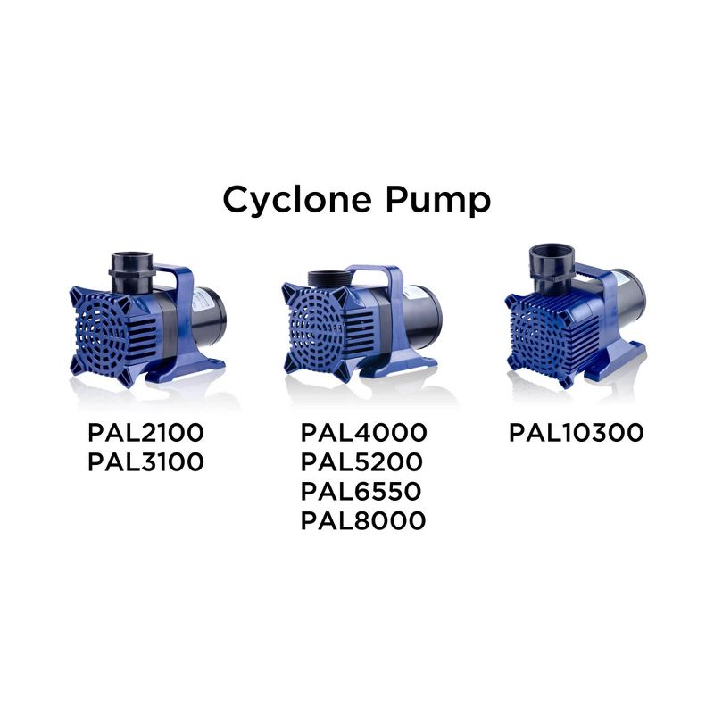 3100GPH Cyclone Pump with 33' Cord - Blue - Alpine Corporation: Submersible, Ceramic Shaft, Vortex Impeller