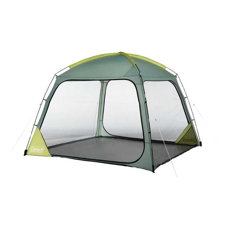Coleman 86"x10' Skyshade 6 Person Screen Dome Canopy Beach Shelter Tent - Moss