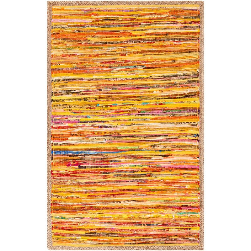 Montauk MTK960 Hand Woven Area Rug - Gold/Natural - 3'x5' - Safavieh.