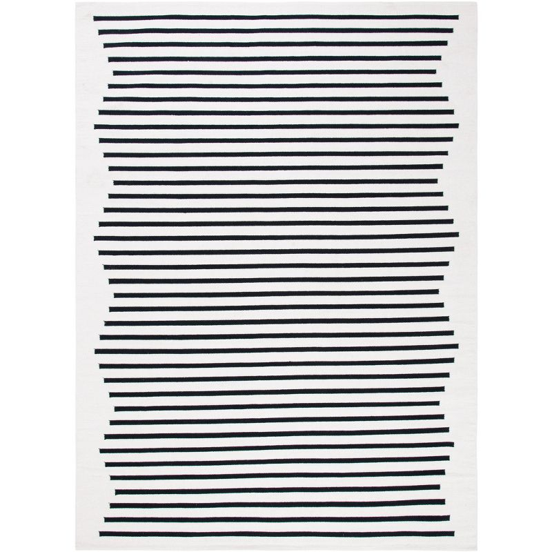 Montauk MTK313 Hand Woven Indoor Area Rug - Ivory/Black - 8'x10' - Safavieh