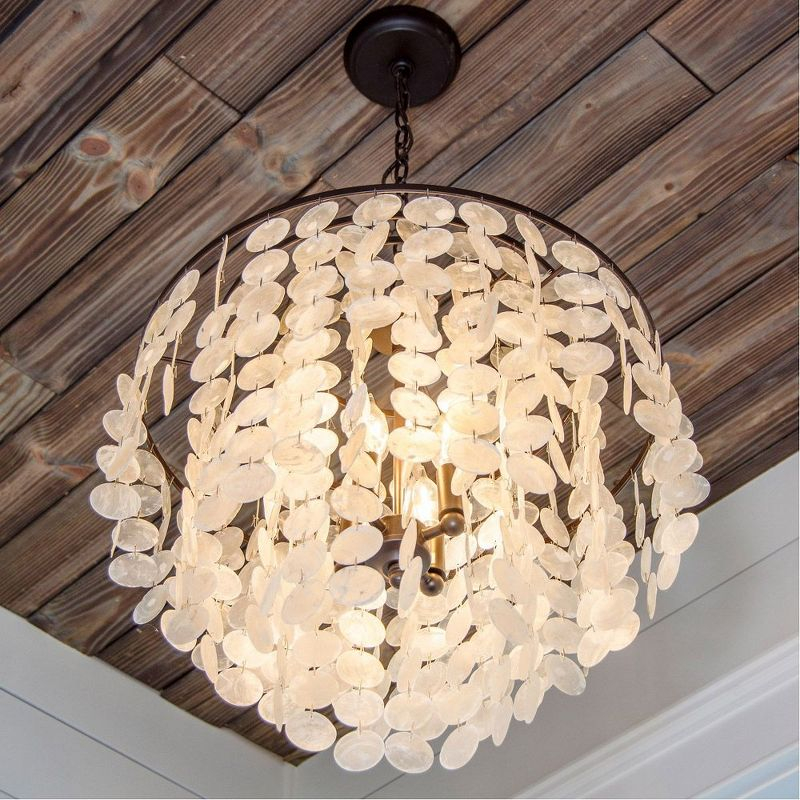 Crystorama Lighting Brielle 4 - Light Chandelier in  Dark Bronze