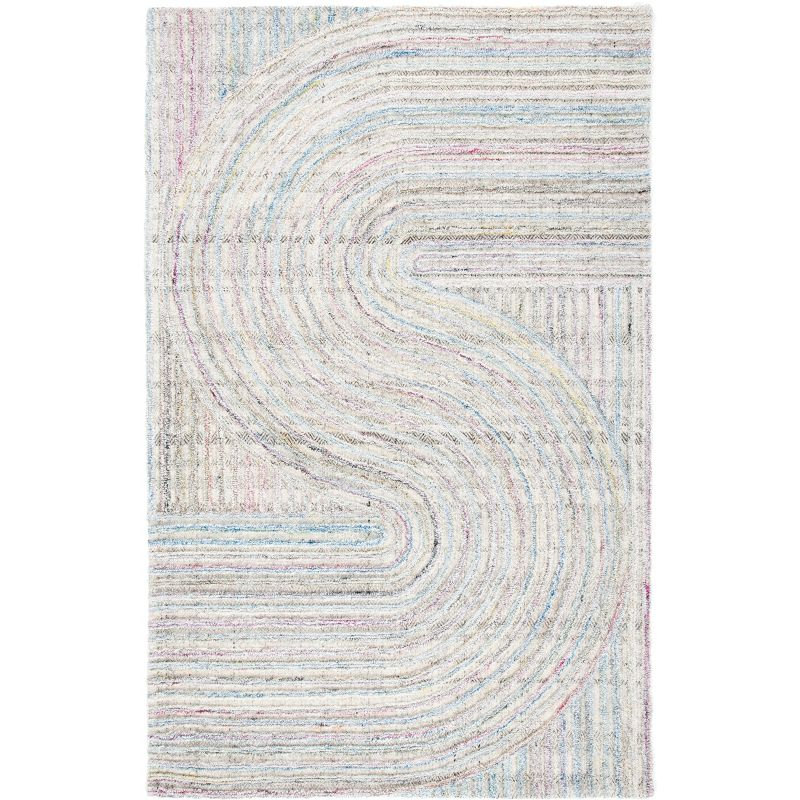 Southampton SHA301 Hand Tufted Indoor Area Rug - Pink/Blue - 5'x8' - Safavieh