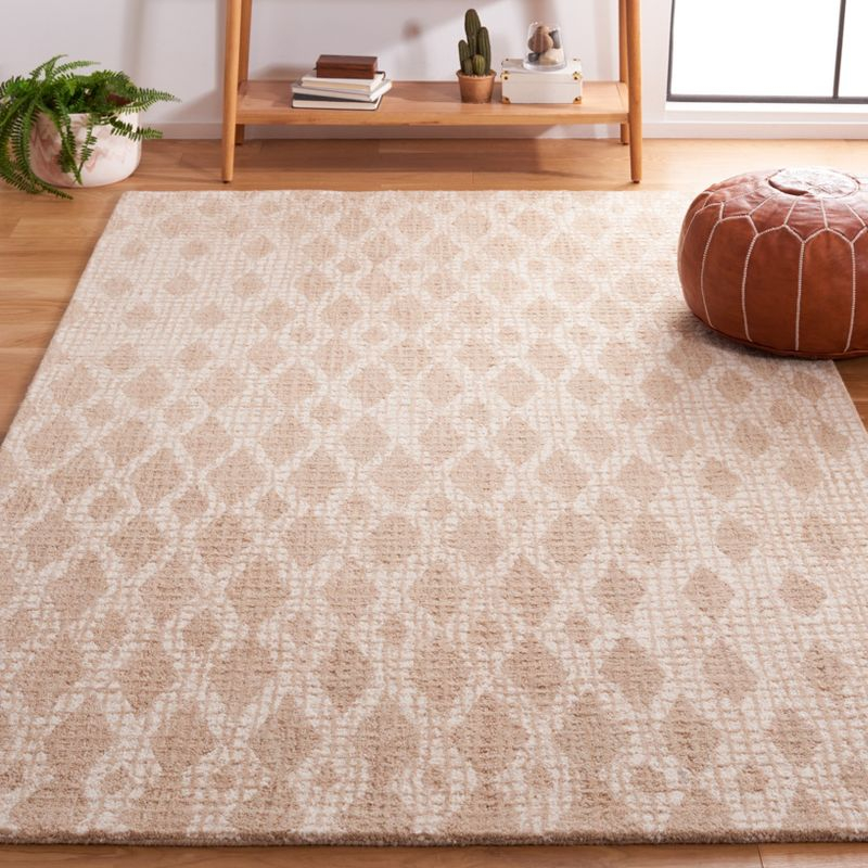 Abstract ABT206 Hand Tufted Area Rug - Beige/Ivory - 6'x9' - Safavieh.