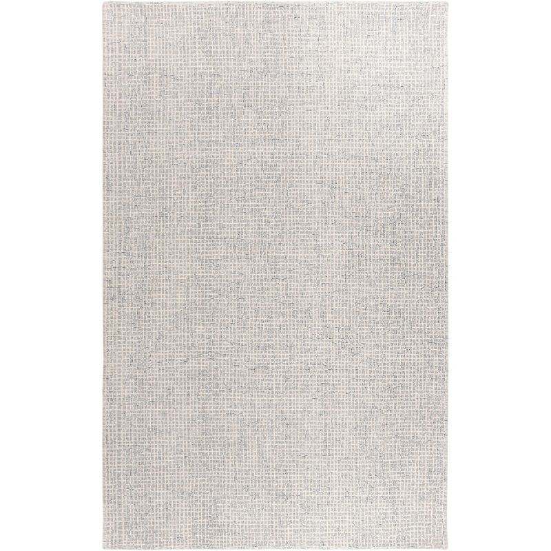 Abstract ABT469 Hand Tufted Area Rug - Silver/Blue - 8'x10' - Safavieh.