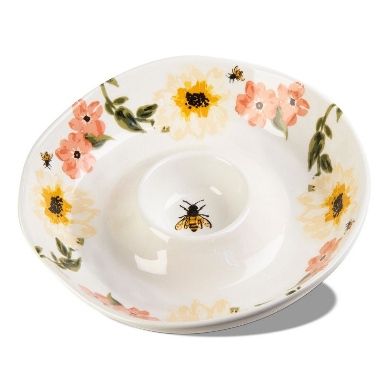 tagltd Bee Floral Chip And Dip