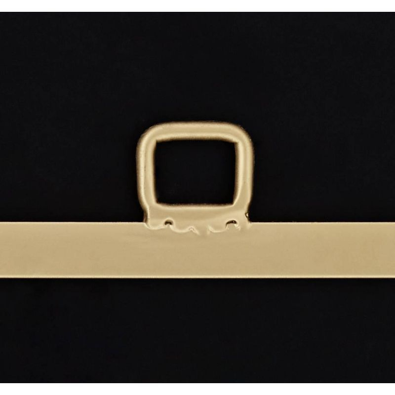 Uttermost Wave 32" Gold Round Wall Mirror