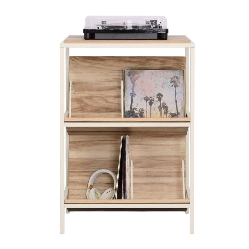 Sauder Nova Loft Accent Storage Cabinet Kiln Acacia