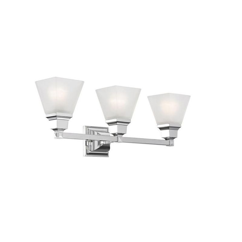 Livex Lighting Mission 3 - Light Vanity in  Polished Chrome