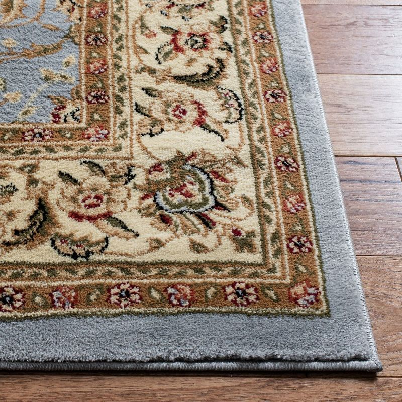 Lyndhurst LNH312 Power Loomed Area Rug - Light Blue/Ivory - 5'3"x7'6" - Safavieh.