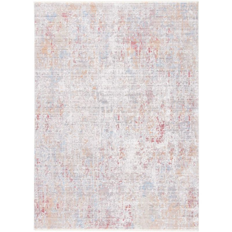Valencia VAL405 Power Loomed Indoor Area Rug - Grey/Gold - 4'x6' - Safavieh