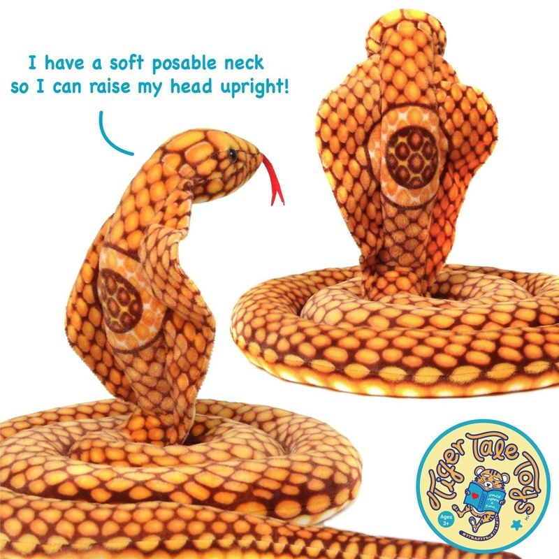 Qamra the King Cobra - 102 Inch Stuffed Animal Plush - By Viahart