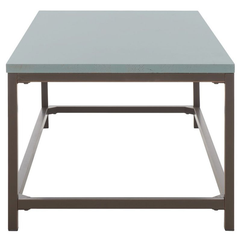 Alec Coffee Table - Barn Blue - Safavieh
