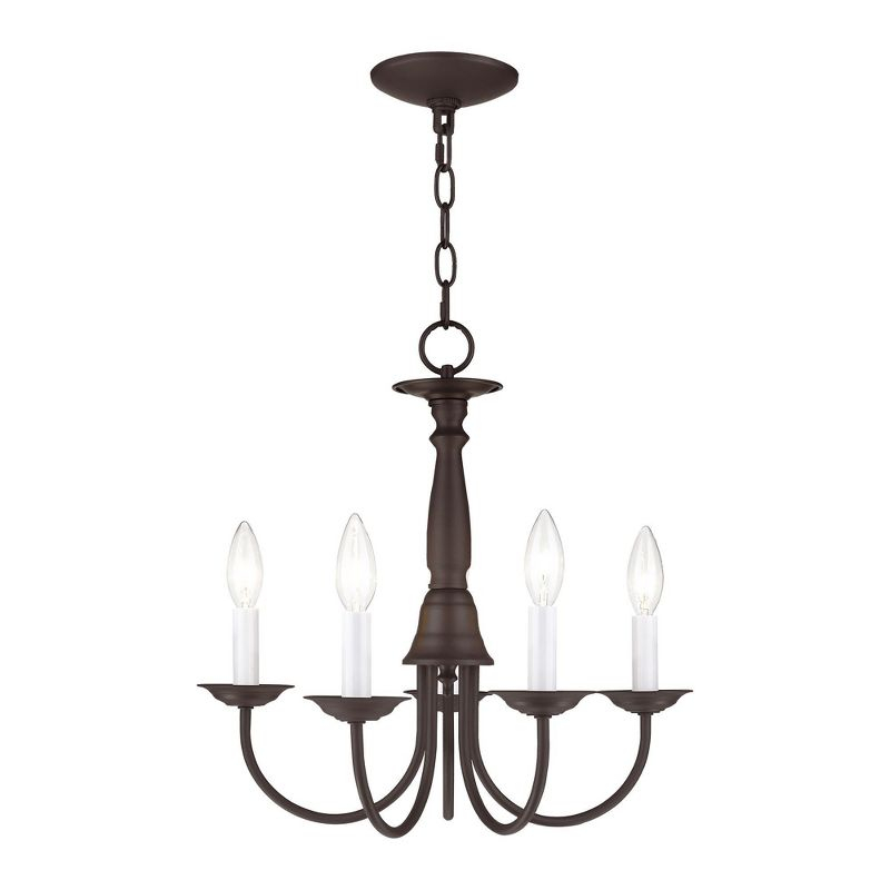 Livex Lighting Home Basics 5 - Light Chandelier in  Bronze