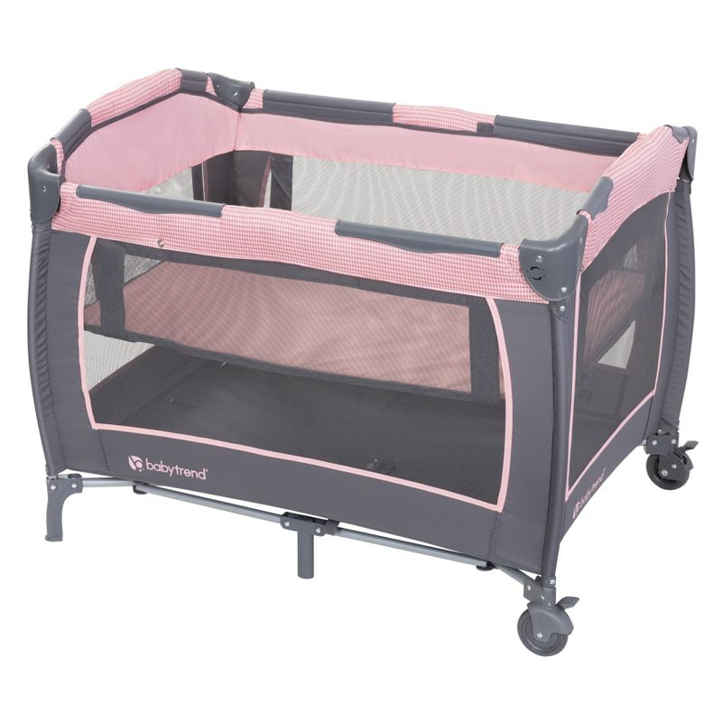 Baby Trend Lil Snooze Deluxe III Nursery Center Playard - Cozy Pink