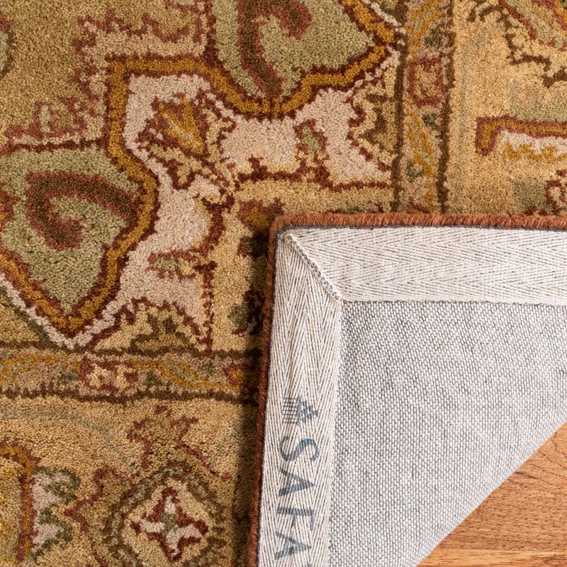 Heritage HG345 Hand Tufted Area Rug - Rust/Gold - 3'x5' - Safavieh.
