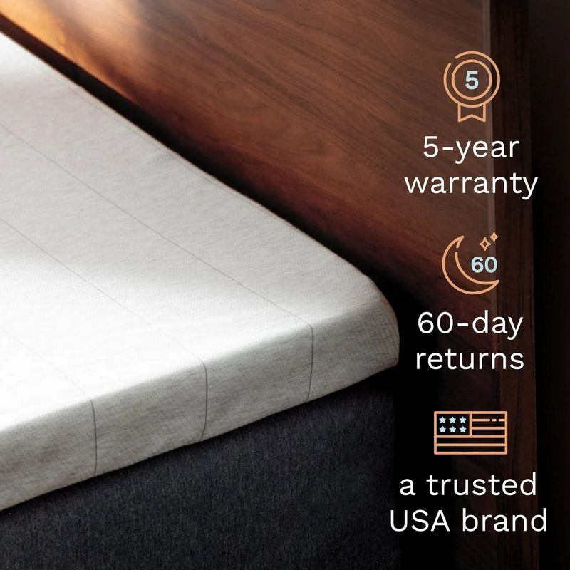 Mattress Topper - 2 Inch - CertiPUR-US Certified Memory Foam - Dusk by Viscosoft  Full