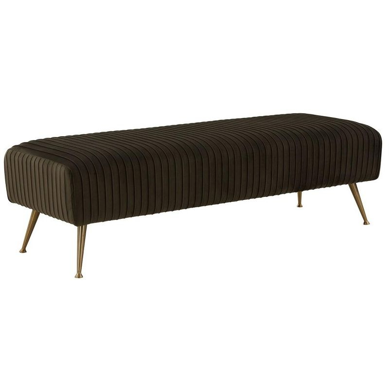 Salome Upholstered Bench - Shale Gray - Safavieh