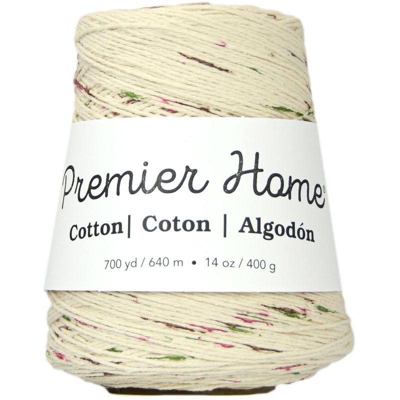 Premier Home Cotton Multi Yarn Cone-Vineyard Dots