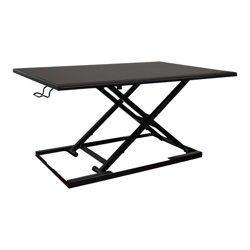 Stand Up Desk Store AirRise Adjustable Height Standing Desk Converter Monitor Stand (Black, 29")