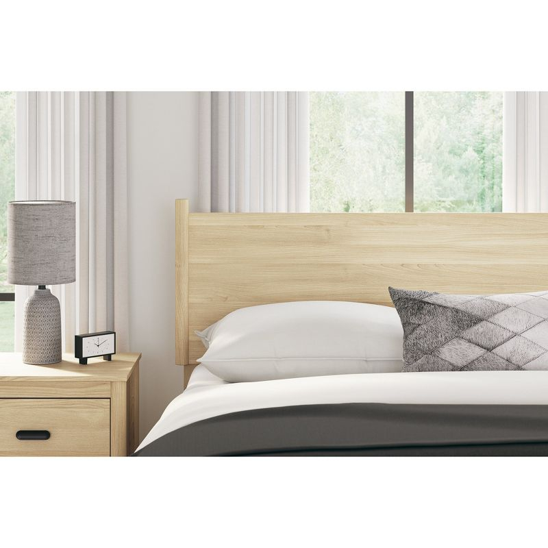 Signature Design by Ashley Cabinella Queen Panel Headboard, Tan