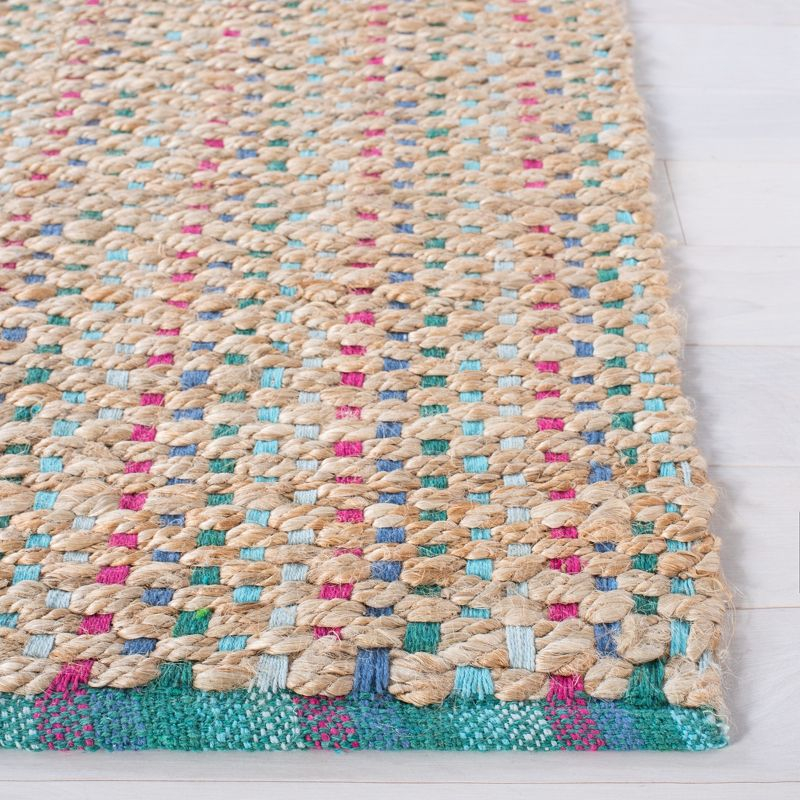 Cape Cod CAP811 Hand Woven Area Rug - Aqua - 3'x5' - Safavieh.