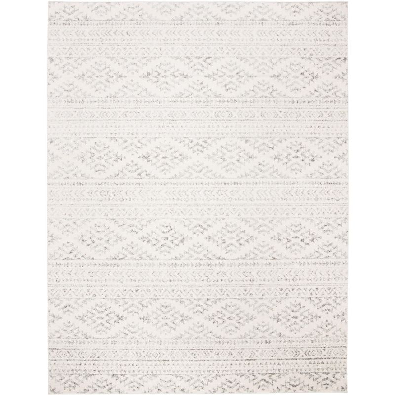 Tulum TUL272 Power Loomed Area Rug - Ivory/Grey - 8'9"x11'9" - Safavieh.