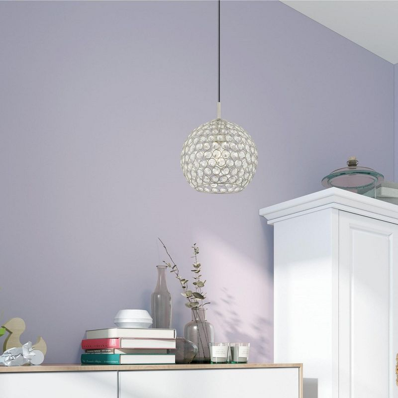 Livex Lighting Cassandra 1 - Light Pendant in  Brushed Nickel