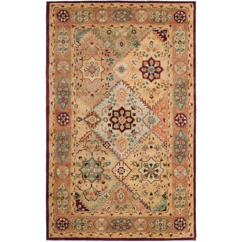 Persian Legend PL812 Hand Tufted Indoor Area Rug - 5'x8' - Red/Rust - Safavieh
