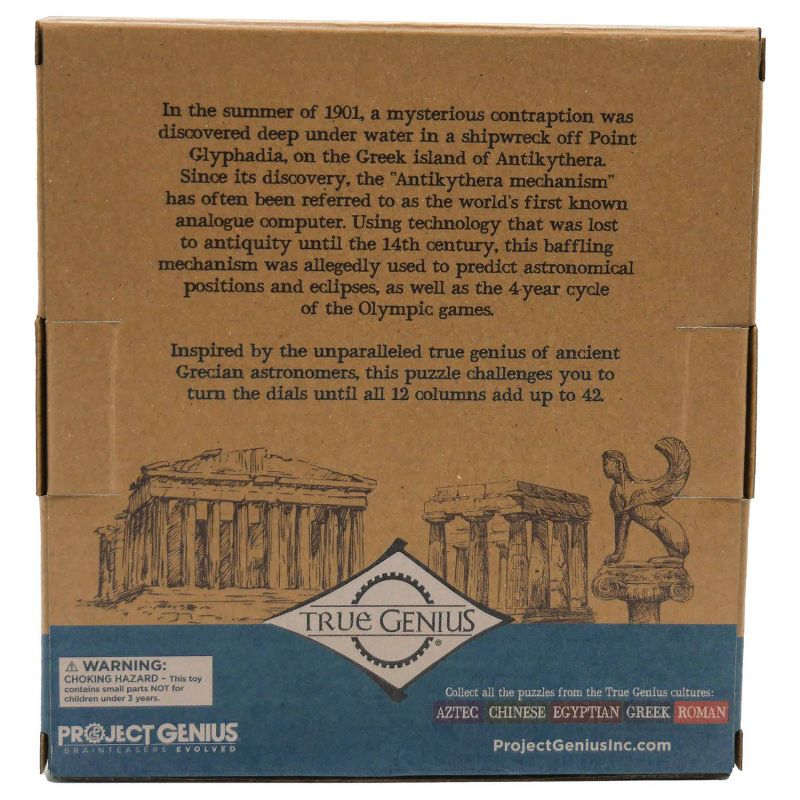 Project Genius True Genius - Grecian Computer Brainteaser Puzzle Game