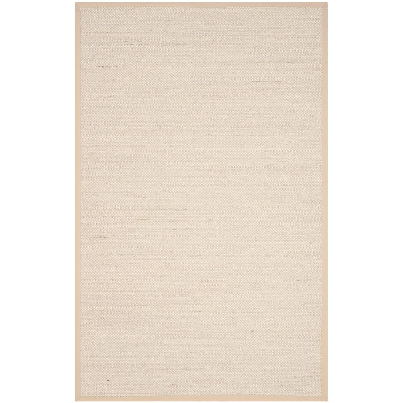 Natural Fiber NF143 Power Loomed Indoor Area Rug - Marble/Linen - 5'x8' - Safavieh