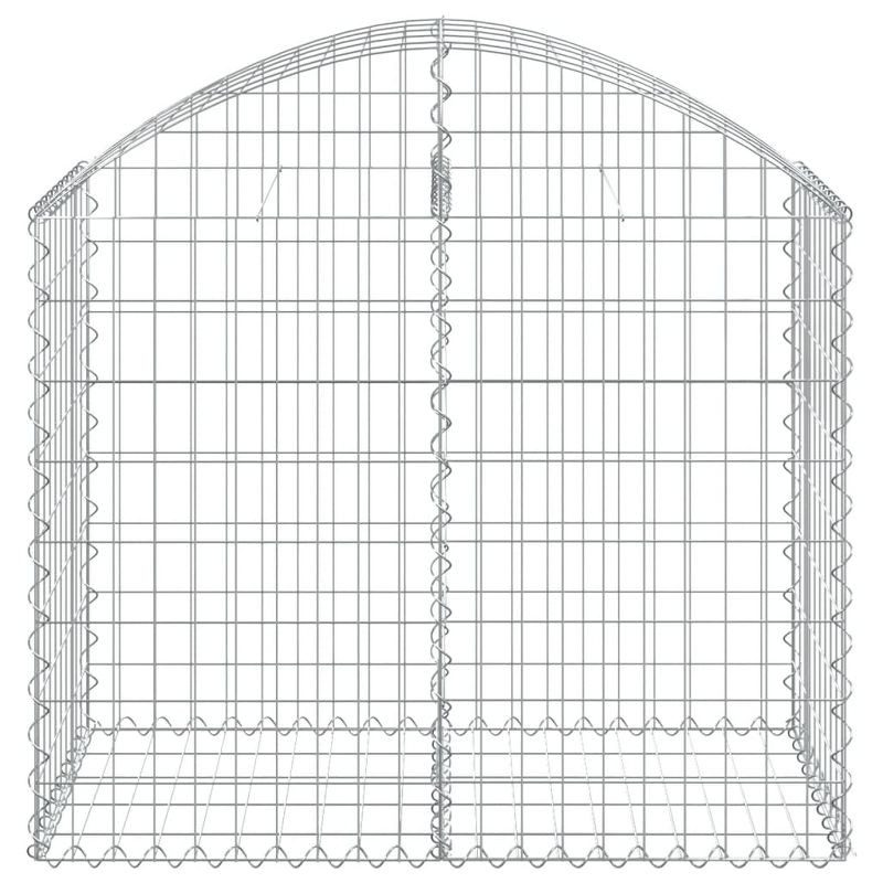 vidaXL Gabion Raised Bed Galvanized Iron 78.7"x39.4"x39.4"