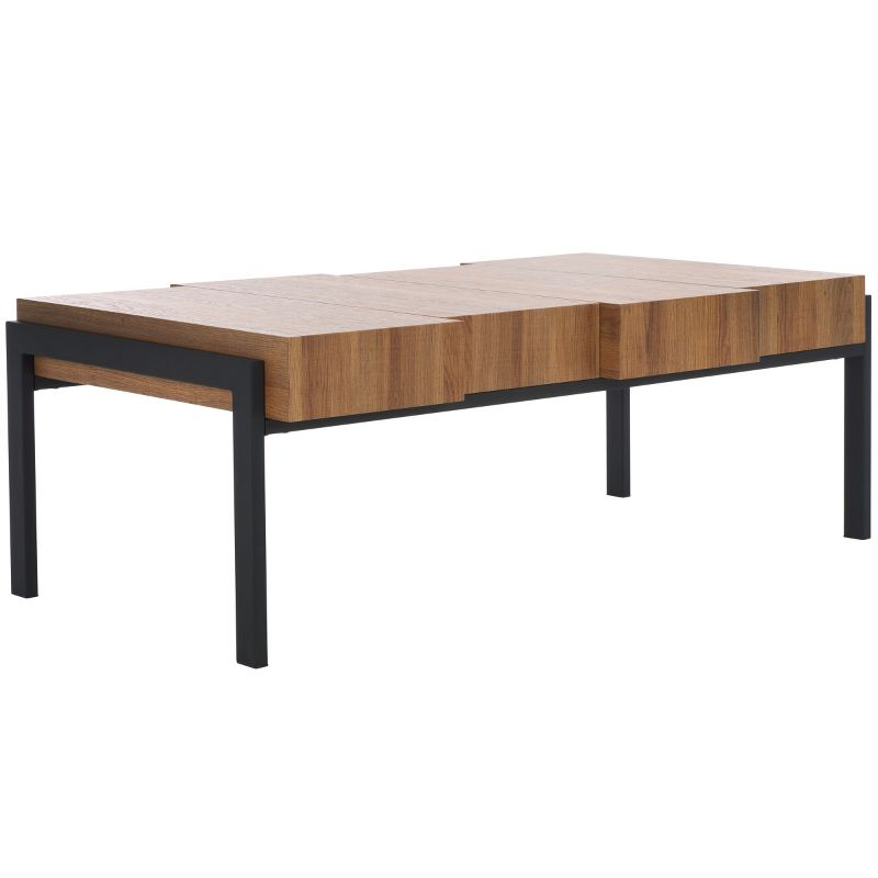 Alexander Coffee Table - Brown/Black - Safavieh
