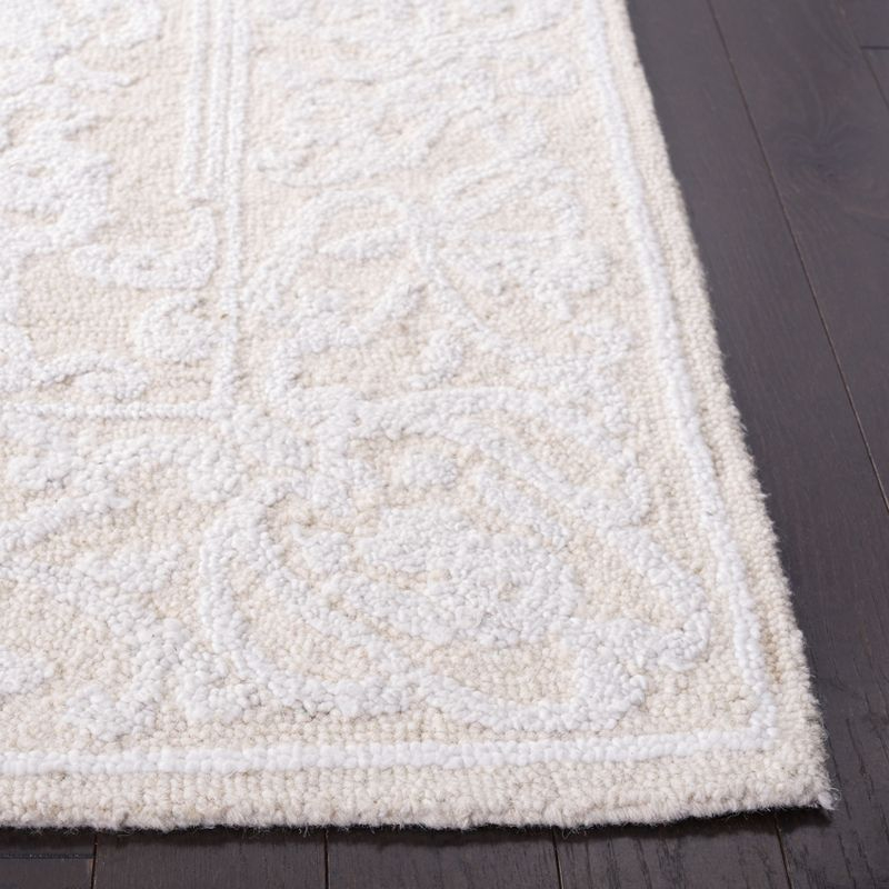 Abstract ABT359 Hand Tufted Area Rug - Ivory/Beige - 8'x10' - Safavieh.