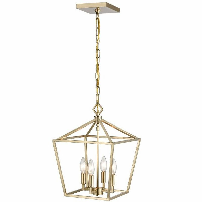 Millennium Lighting Ritner 4 - Light Pendant in  Modern Gold